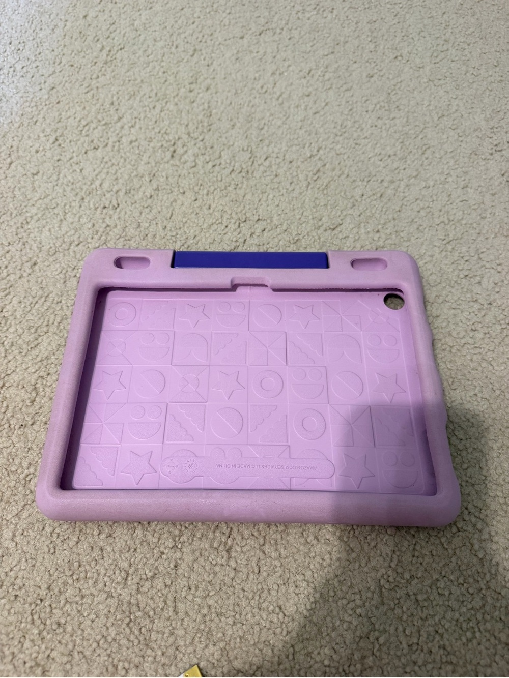 Amazon Fire HD 10 tablet purple case with stand/ carrying handle